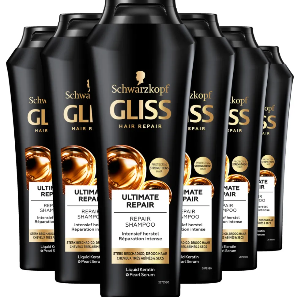 6x Gliss Shampoo Ultimate Repair 250 ml