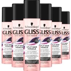 6x Gliss Split End Anti Klit Spray 200 ml