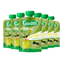 6x Goodies Knijpfruit Smoothie Appel & Peer 100 gr