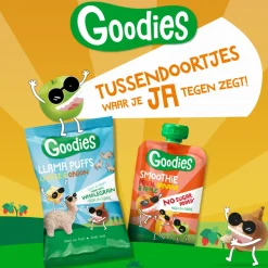 6x Goodies Luchtige Rijstwafeltjes Rood Fruit 40 gr