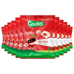 11x Goodies Snack Chips Appel 15 gr