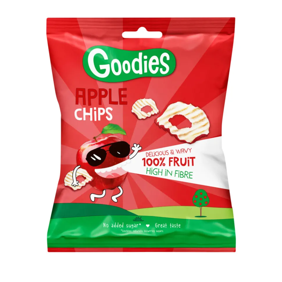 11x Goodies Snack Chips Appel 15 gr