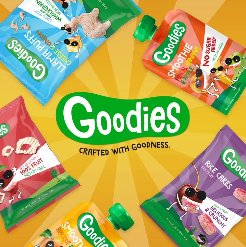 9x Goodies Snack Llama Puffs Cheese & Onion 30 gr