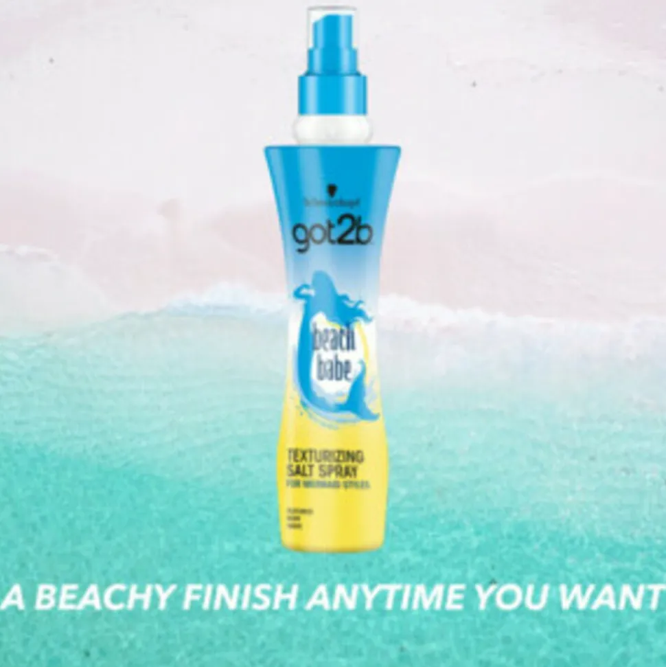 6x Got2b Hairspray Beach Babe Salt Spray 200 ml
