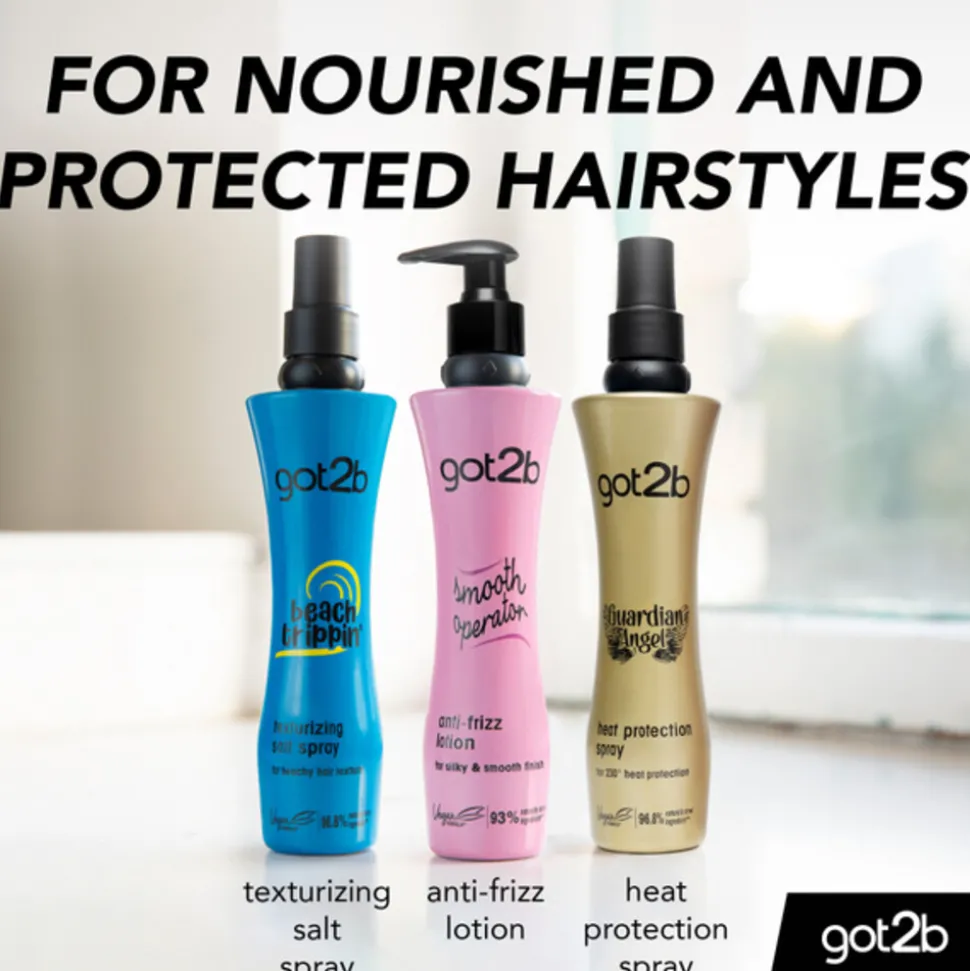 6x Got2b Hairspray Beach Babe Salt Spray 200 ml