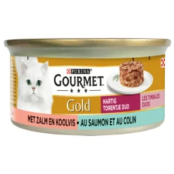 24x Gourmet Gold Blik Hartig Torentje Zalm 85 gr