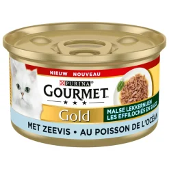 24x Gourmet Gold Blik Malse Lekkernijen Zeevis 85 gr