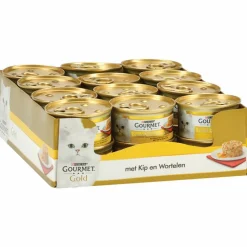 24x Gourmet Gold Hartig Torentje Kip - Wortel 85 gr