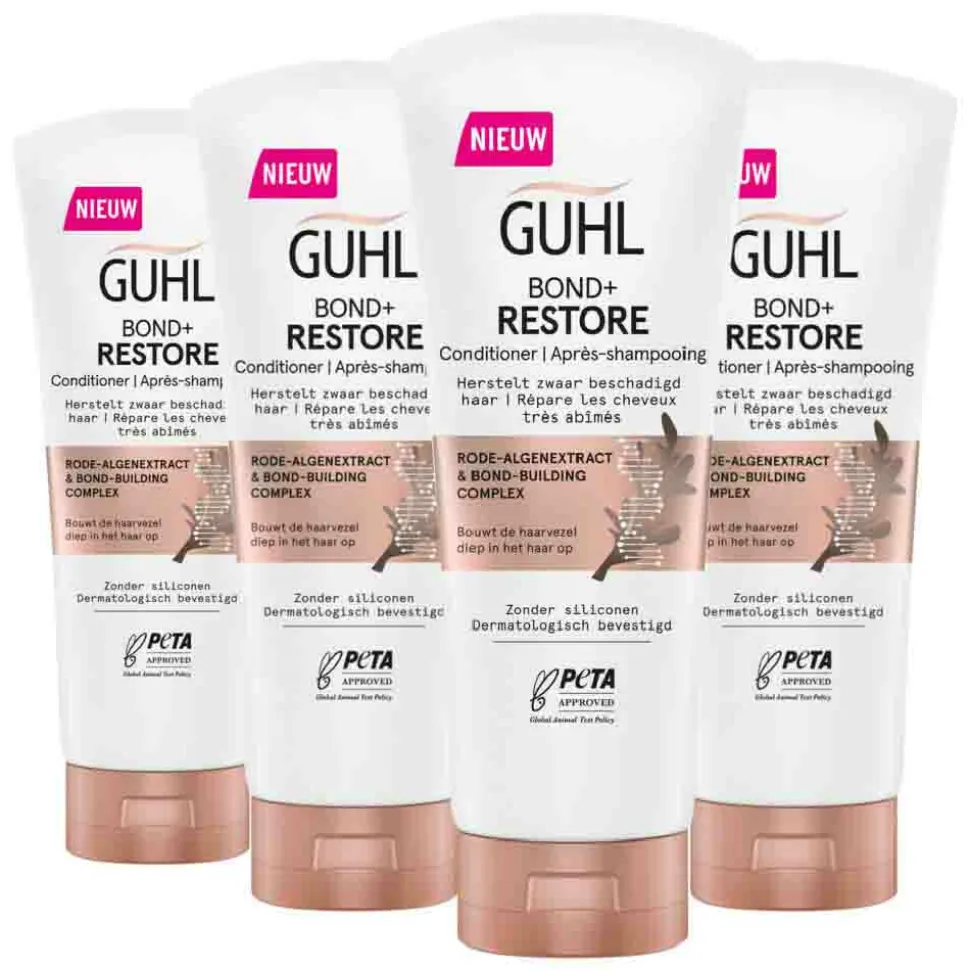4x Guhl Conditioner Bond+ Restore 200 ml
