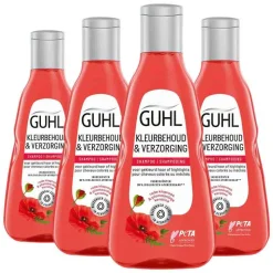 4x Guhl Shampoo Kleurbehoud & Verzorging 250 ml