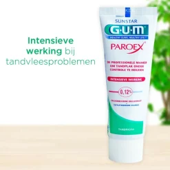 4x GUM Tandpasta Paroex 75 ml