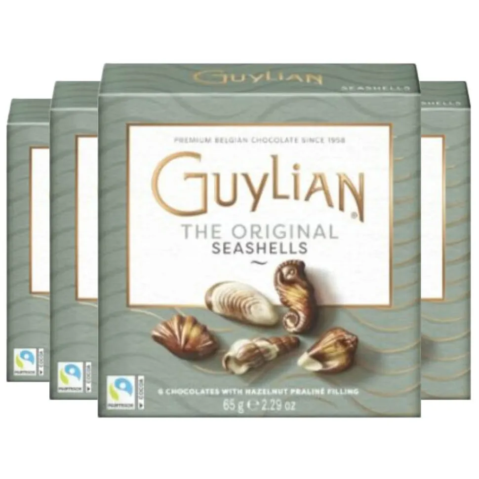 4x Guylian Chocolade Zeevruchten Original Praline 65 gr