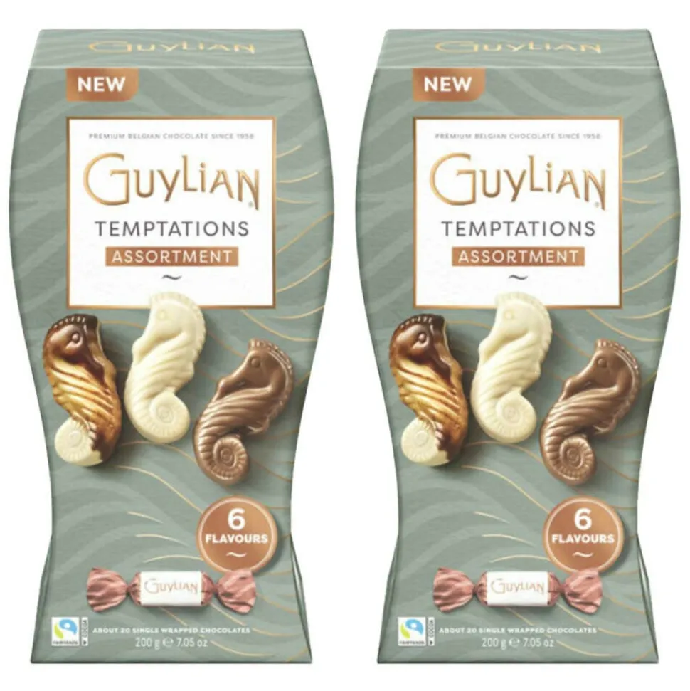 2x Guylian Temptations Mix Curved Pack 200 gr
