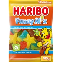 5x Haribo Funny Mix 185 gr
