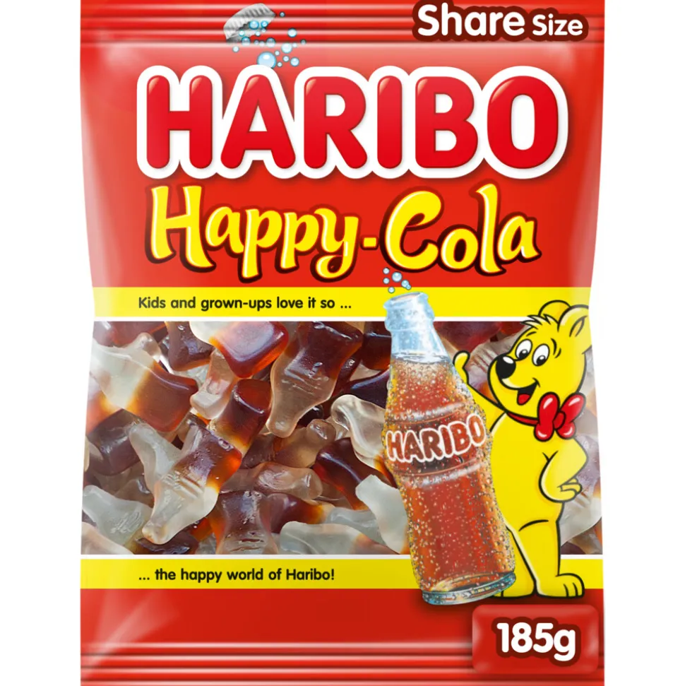 2x Haribo Happy Cola 185 gr