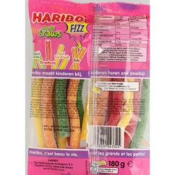 3x Haribo Soda Straws F!ZZ 185 gr