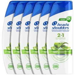 6x Head & Shoulders 2in1 Sensitive 300 ml
