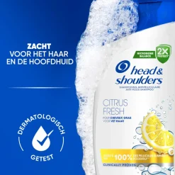 6x Head & Shoulders Shampoo Citrus Fresh 625 ml