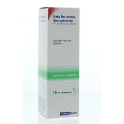2x Healthypharm Baby Zoutoplossing 8mg/ml Neusspray 15 ml