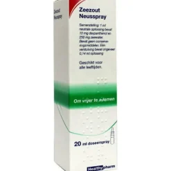 2x Healthypharm Zeezout Neusspray 20 ml