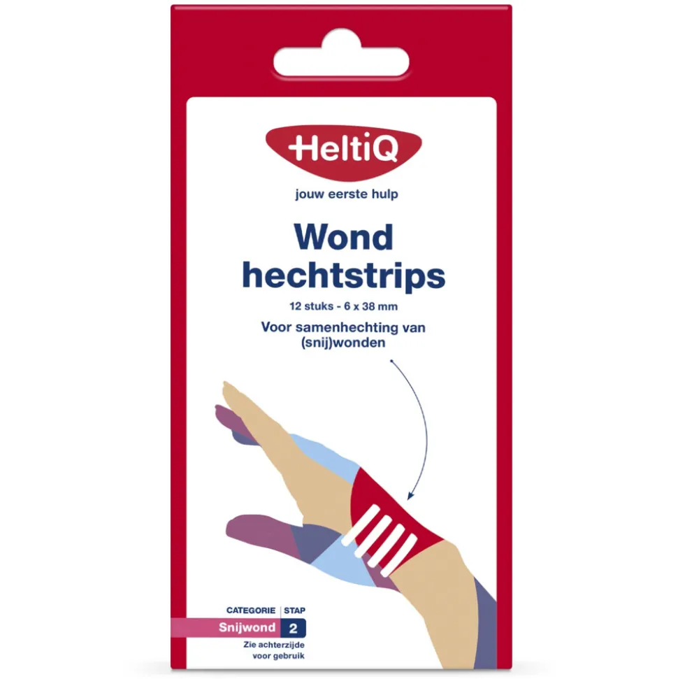 2x HeltiQ Wondhechtstrips 12 stuks