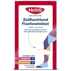 2x HeltiQ Zelfhechtend Windsel 4 m x 8 cm