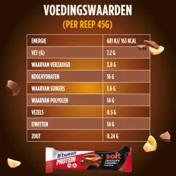 12x Hero B'tween Proteinreep Soft Chocolate Caramel 45 gr