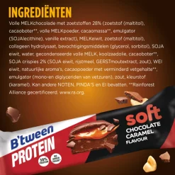 12x Hero B'tween Proteinreep Soft Chocolate Caramel 45 gr