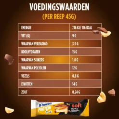 12x Hero B'tween Proteinreep Soft Peanut Caramel 45 gr