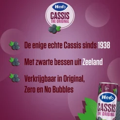 6x Hero Cassis The Original 1,25 liter