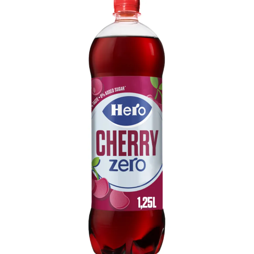 6x Hero Cherry Zero 1,25 liter