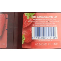 3x Hero Jam Aardbeien 600 gr