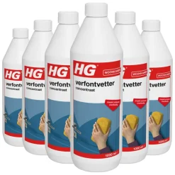 6x HG Verfontvetter Concentraat 1 liter