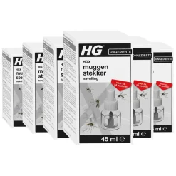 6x HG X Muggenstekker Navulling