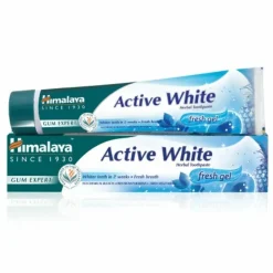 3x Himalaya Herbals Kruidentandpasta Active White 75 ml