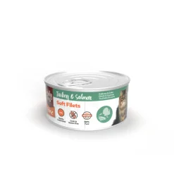 12x HobbyFirst Feline Blik Zachte Filets Kalkoen & Zalm 70 gr