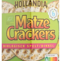 3x Hollandia Matze Crackers Spelt 100 gr