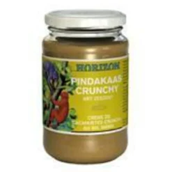 3x Horizon Pindakaas Crunchy met Zout Bio 350 gr