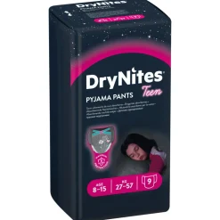3x Huggies DryNites Absorberende Luierbroekjes Meisjes 8-13 jaar 9 stuks