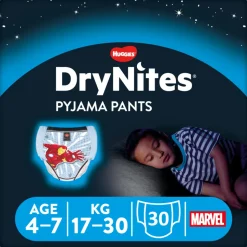 3x Huggies DryNites Absorberende Luierbroekjes Jongens 4-7 jaar 10 stuks