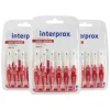 3x Interprox Ragers Mini Conical Rood PHD 1.2 6 stuks