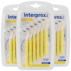 3x Interprox Ragers Plus Mini Geel PHD 1.4 6 stuks