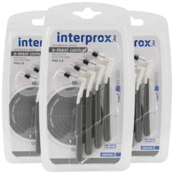 3x Interprox Ragers Plus X-Maxi Conical Grijs PHD 2.6 4 stuks