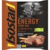 6x Isostar High Energy Sportreep Chocolade 3 x 40 gr