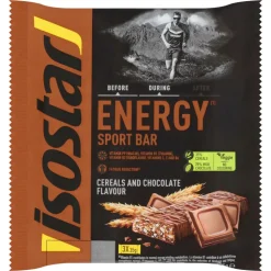 3x Isostar High Energy Sportreep Chocolade 3 x 40 gr