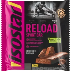 12x Isostar Reload Sportreep Chocolade 3 x 40 gr