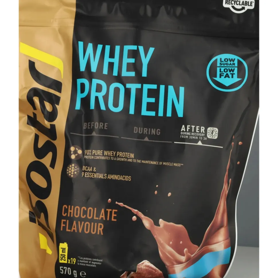 3x Isostar Whey Protein Chocolade 570 gr
