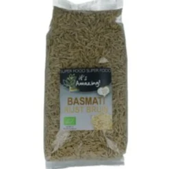 3x It's Amazing Basmati Rijst Bruin 500 gr