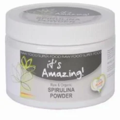 6x It's Amazing Spirulina Powder Bio 125 gr
