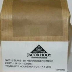 3x Jacob Hooy Blaas en Nierkruiden 250 gr